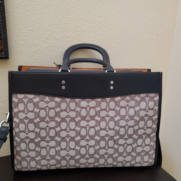 Coach  Rogue Breif In Signature Textile Jacquard - Picture 12 of 16